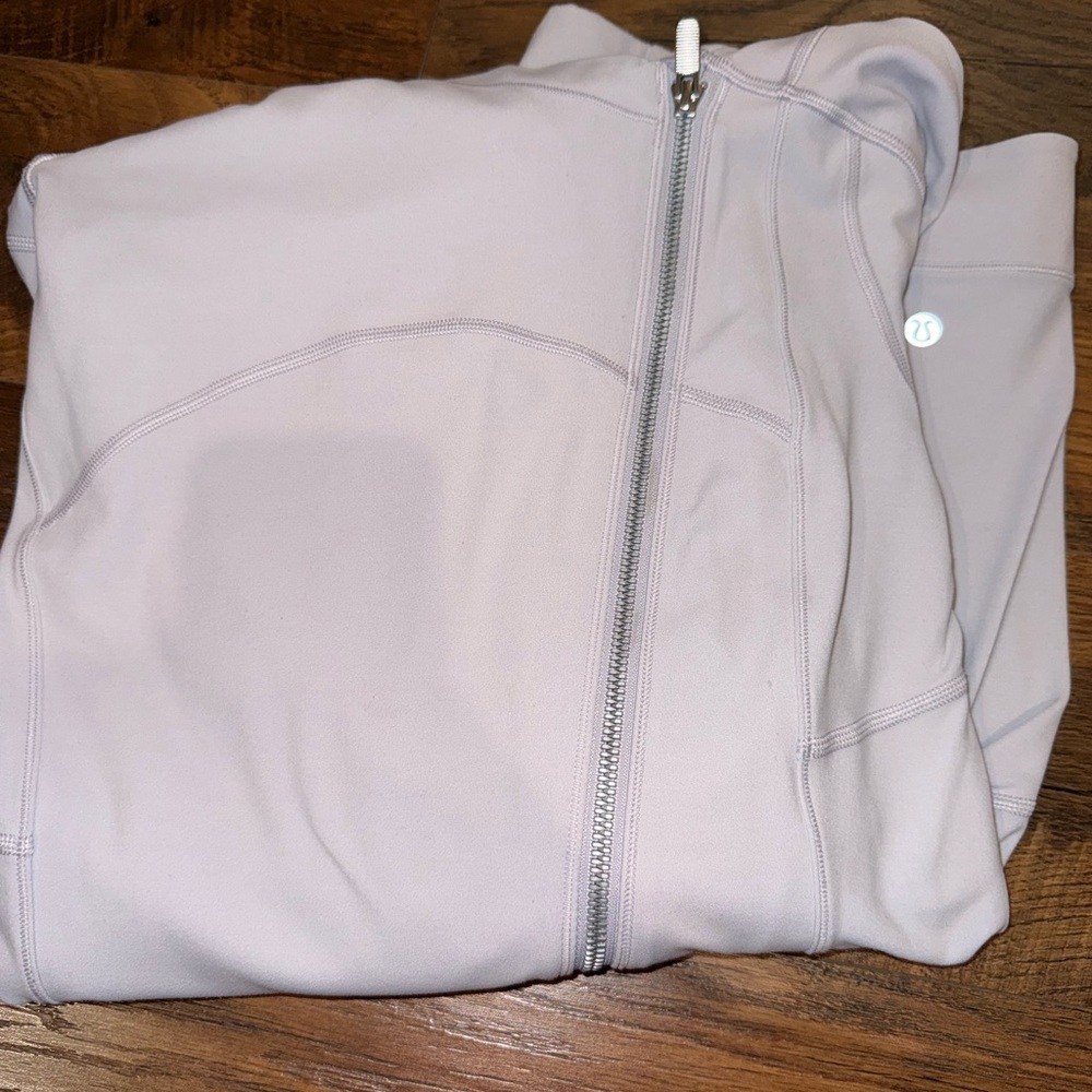 Lululemon lilac/grey zip sweater